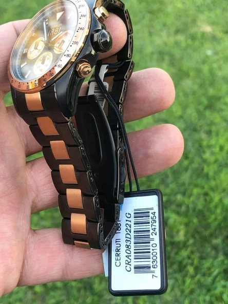 Cerruti 1881 40mm Çelik Kordon Erkek Kol Saati - 10