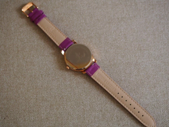 Hulyah London Arapça Deri Kordon Kadın Kol Saati 40mm A06 - 5