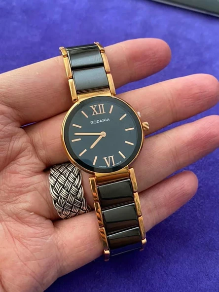 Rodania 25062.44 30mm Seramik Kordon Kadın Kol Saati - 2
