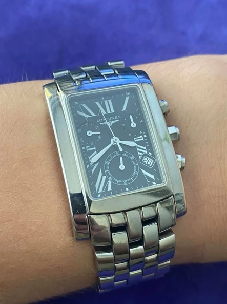 Longines Dolcevita Çelik Kordon Erkek Kol Saati 2.El - Resim 11