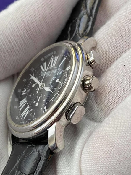 Frederique Constant Deri Kordon Erkek Kol Saati 2.El - 5