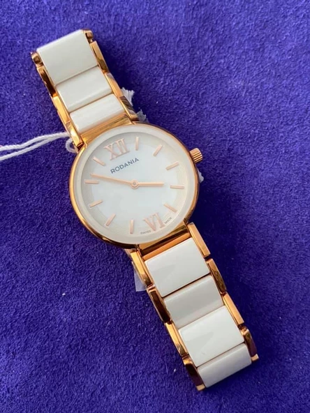 Rodania 25062.43 30mm Seramik Kordon Kadın Kol Saati - 7