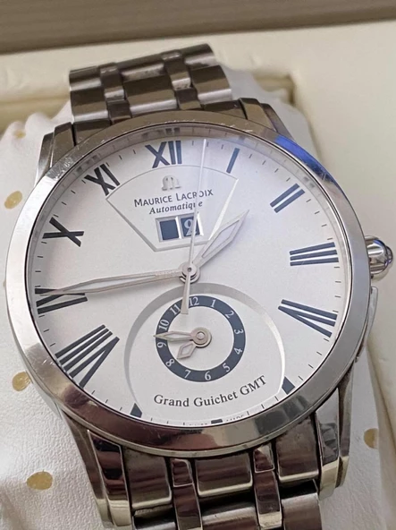 Maurice Lacroix PT6098 Grand Guichet GMT Çelik Kordon Erkek Kol Saati 2.El - 4