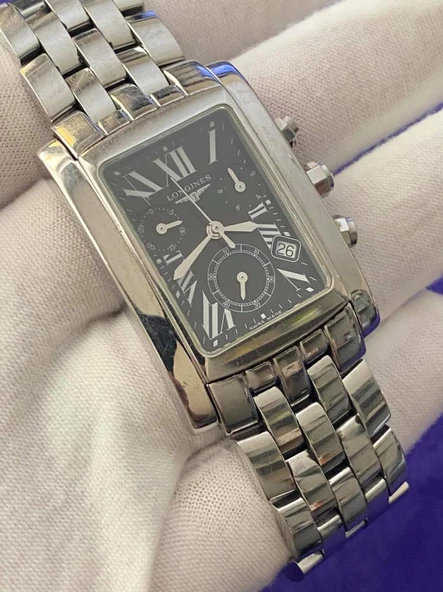 Longines Dolcevita Çelik Kordon Erkek Kol Saati 2.El - Resim 2