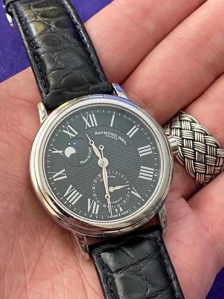 Raymond Weil 2839 Mehtaplı Deri Kordon Erkek Kol Saati 2. El ürün görseli