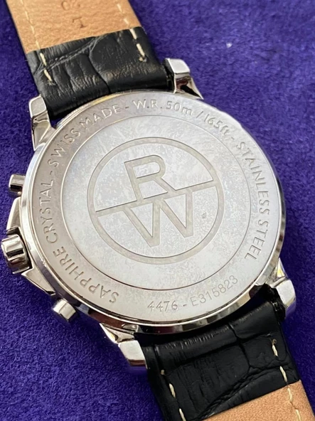 Raymond Weil 4476 Deri Kordon Erkek Kol Saati 2.El - Resim 6