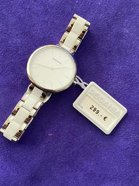 Rodania 25115.40 32mm Seramik Kordon Kadın Kol Saati - 5