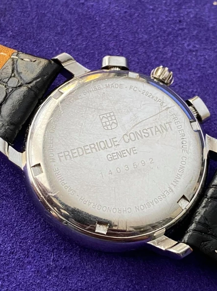 Frederique Constant Deri Kordon Erkek Kol Saati 2.El - 3