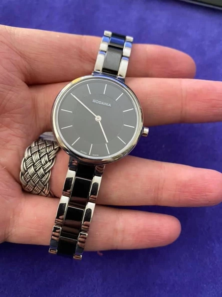 Rodania 25115.46 32mm Seramik Kordon Kadın Kol Saati - 2