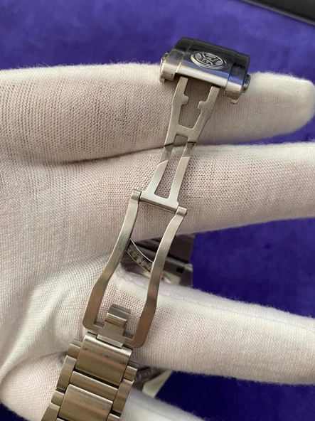 Armand Nicolet Tramelan J09 Çelik Kordon Erkek Kol Saati 2. El - Resim 5