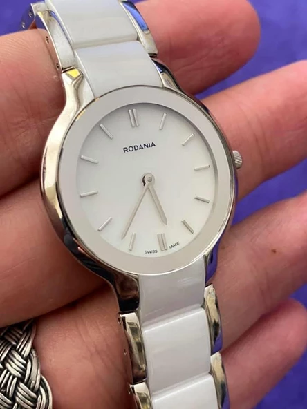 Rodania Davos 30mm Çelik Kordon Kadın Kol Saati 25099.40 - Resim 6