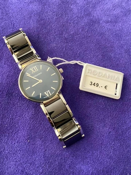 Rodania 25062.46 30mm Seramik Kordon Kadın Kol Saati - 4