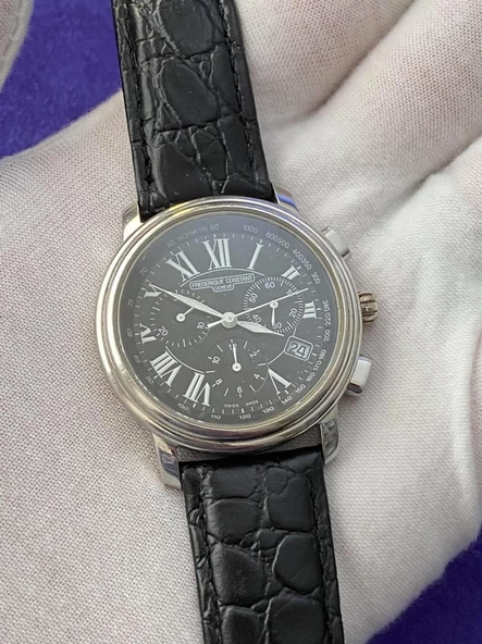 Frederique Constant Deri Kordon Erkek Kol Saati 2.El - 4