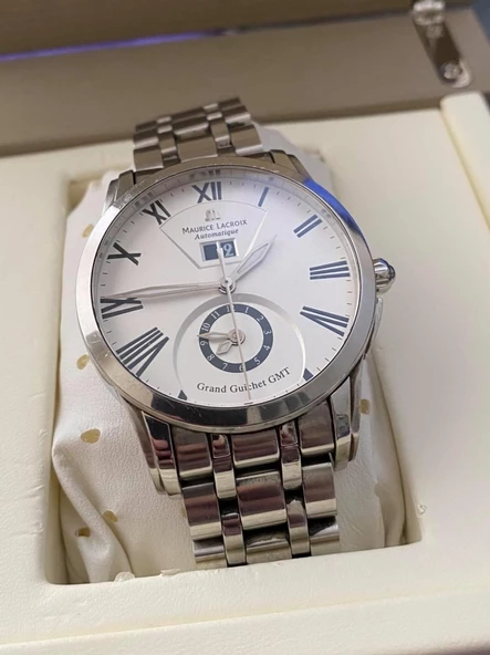 Maurice Lacroix PT6098 Grand Guichet GMT Çelik Kordon Erkek Kol Saati 2.El - 3