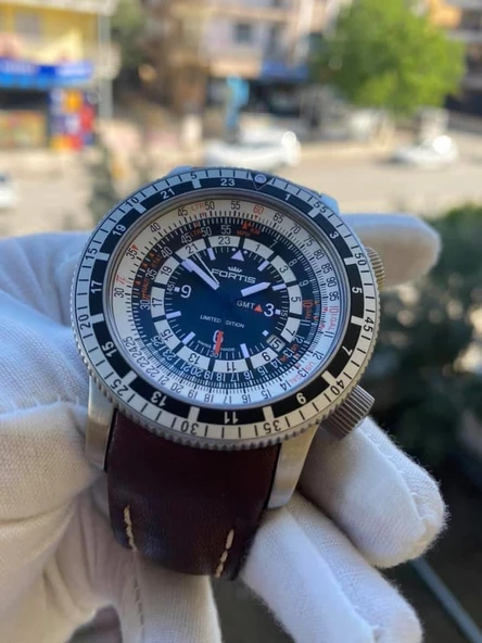 Fortis B-47 Calculator Gmt Deri Kordon Erkek Kol Saati 2. El ürün görseli