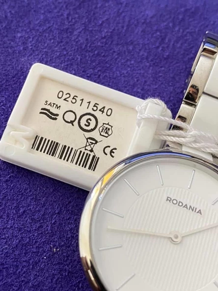 Rodania 25115.40 32mm Seramik Kordon Kadın Kol Saati - 6