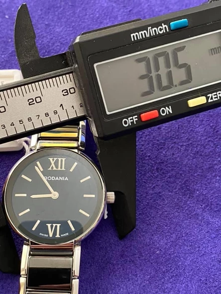Rodania 25062.46 30mm Seramik Kordon Kadın Kol Saati - 6