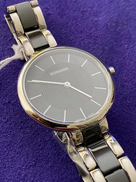 Rodania 25115.46 32mm Seramik Kordon Kadın Kol Saati - 6