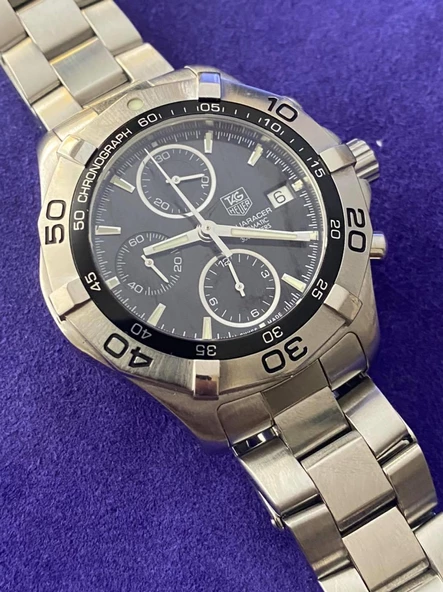 Tag Heuer Aquaracer CAF2110 Çelik Kordon Erkek Kol Saati 2.El - 3