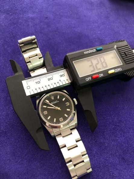 Rolex Oyster Perpetual Safir Cam Çelik Kol Saati 30 mm Unisex - 4