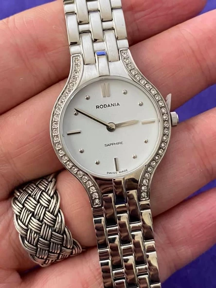 Rodania Milano 28mm Çelik Kordon Kadın Kol Saati 25133.40 - Resim 2