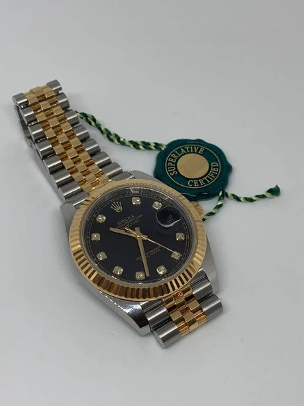 Rolex 126333 Datejust Altın Çelik Pırlantalı Kol Saati - 8