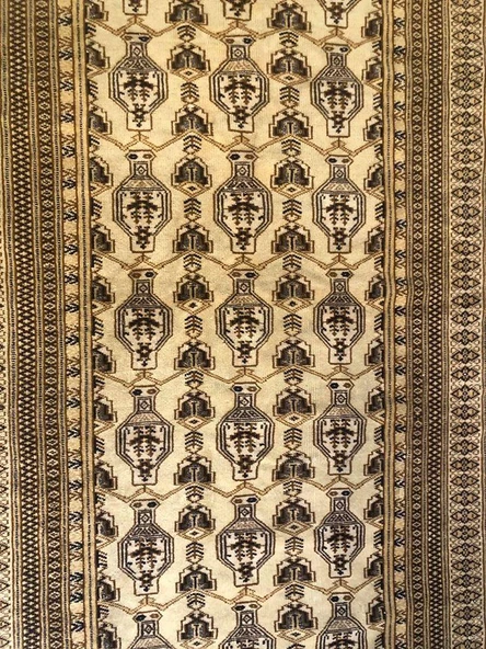 ANTİK İRAN ORYANTAL EL DOKUMASI YÜN HALI 170x111cm 1.89m2 - 6