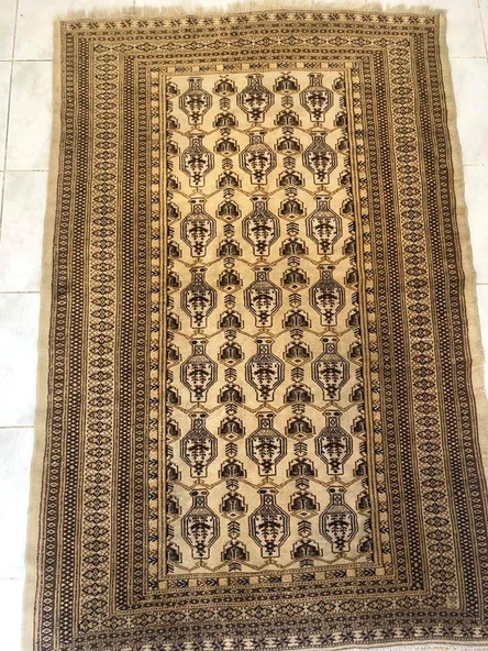 ANTİK İRAN ORYANTAL EL DOKUMASI YÜN HALI 170x111cm 1.89m2 - 2