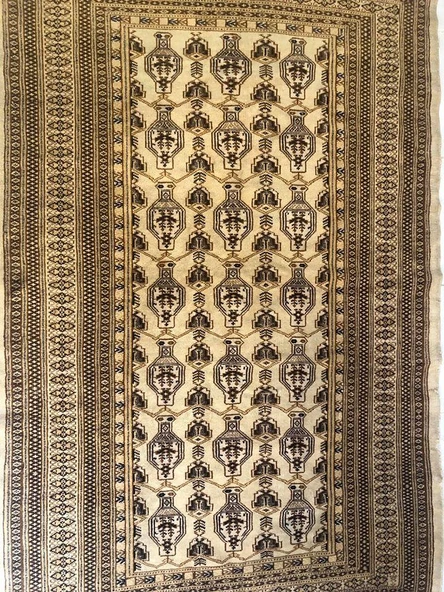 ANTİK İRAN ORYANTAL EL DOKUMASI YÜN HALI 170x111cm 1.89m2 - 4