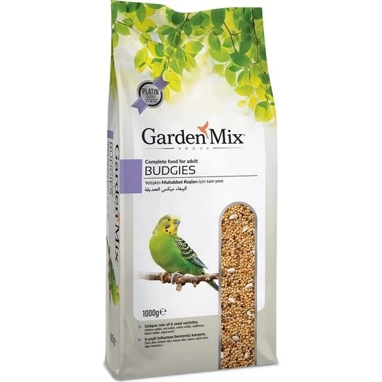 Garden Mix Platin Seri Muhabbet Kuşu Yemi 1 Kg