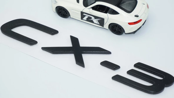 DK Tuning Mazda CX-3 Yeni Nesil Siyah ABS 3M Bagaj Yazı Logo - 3