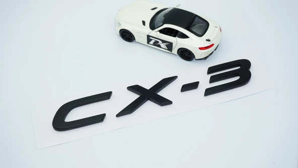 DK Tuning Mazda CX-3 Yeni Nesil Siyah ABS 3M Bagaj Yazı Logo - 4