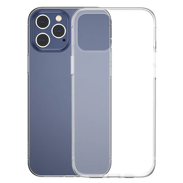 Baseus Simple Case İPhone 12 Pro 6.1 İnce Şeffaf Silikon Kılıf