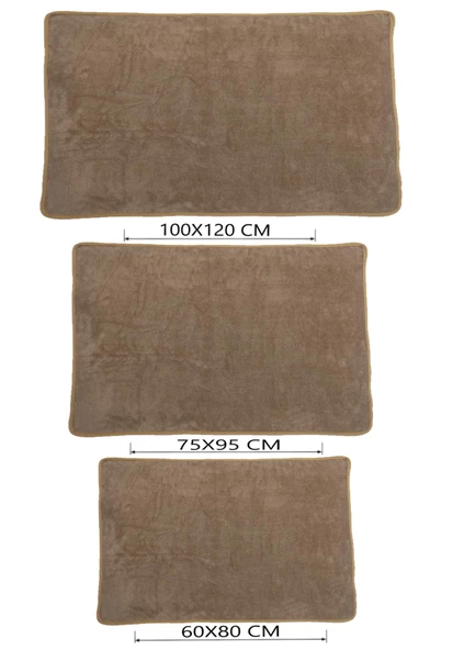 TİNEKE Kedi Ve Köpek Battaniyesi yumuşak Welsoft Peluş Yıkanabilir 1 ADET KAHVERENGİ orta boy 100x80 - 2