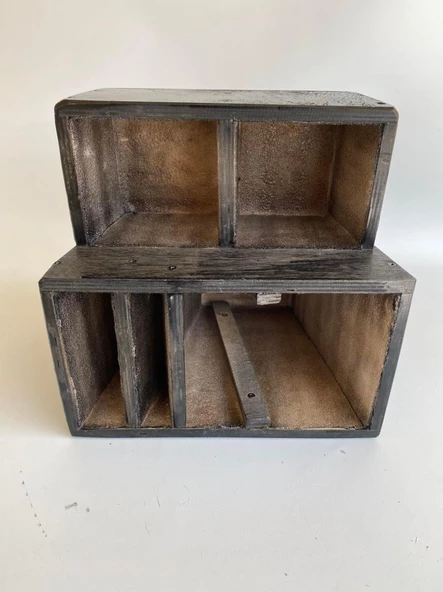 Ahşap Organizer Kutu 25x24,5x20 cm - 5