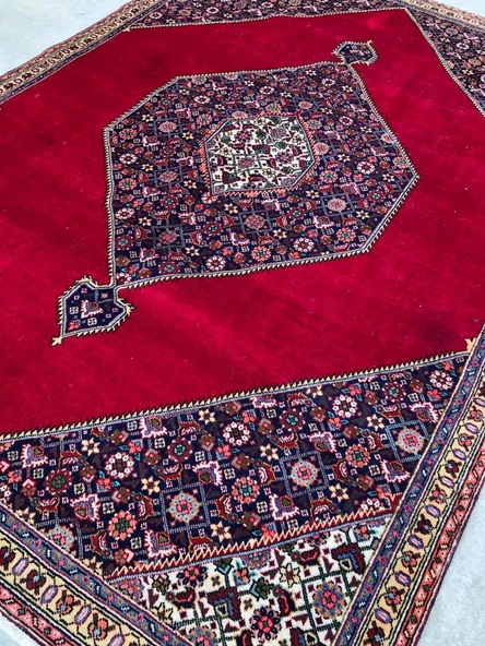 El Dokuma İpek Yün İran Tebriz Halı 310x214cm 009 - 3