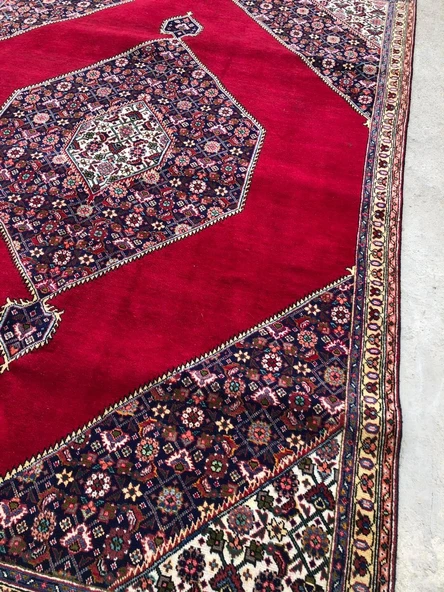 El Dokuma İpek Yün İran Tebriz Halı 310x214cm 009 - 10