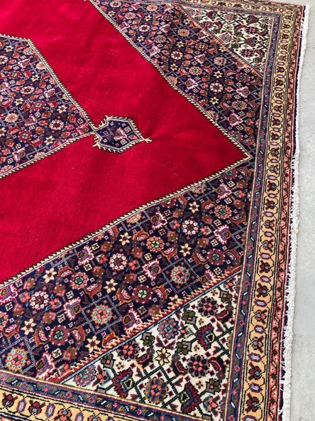 El Dokuma İpek Yün İran Tebriz Halı 310x214cm 009 - 9