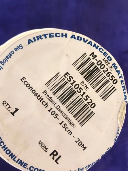 Airtech Econostitch 105 Soyma Kumaşı 15cmx20Metre - Vakum İnfüzyon Soyma Kumaşı - 4