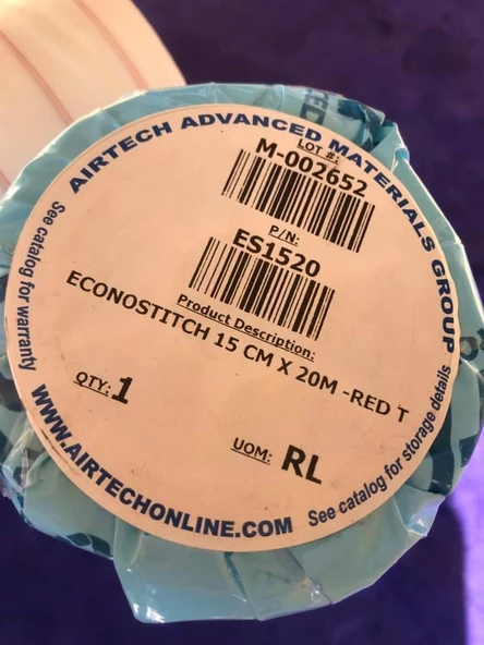 Airtech Econostitch Soyma Kumaşı 15cmx20metre - Vakum İnfüzyon Soyma Kumaşı - 4