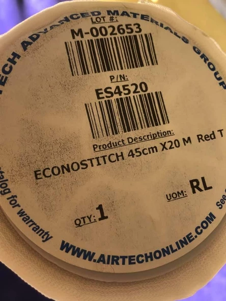 Airtech Econostitch Soyma Kumaşı 45cmx20metre - Vakum İnfüzyon Soyma Kumaşı - 4