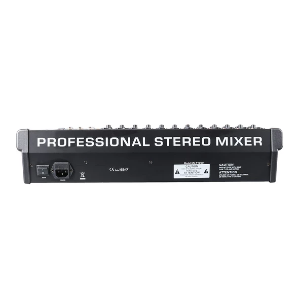 MAGICVOICE MV-P1200 12 CH-USB/BT DECK MIXER - 3
