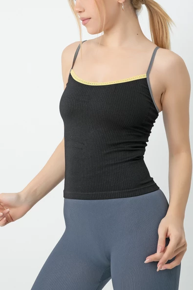 Gigotto Kadın Seamless Fitilli Atlet-264 - 6