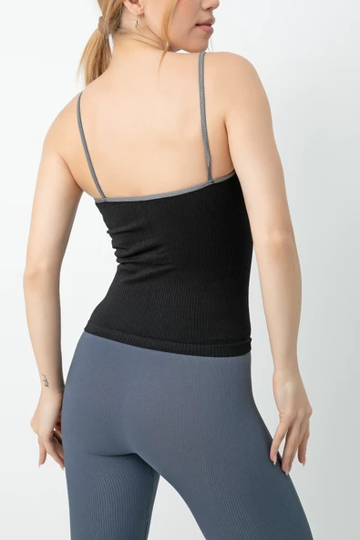 Gigotto Kadın Seamless Fitilli Atlet-264 - 8