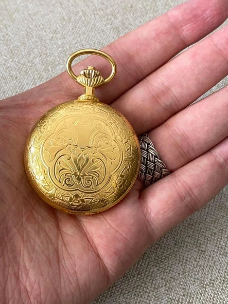 Bulova Caravelle İskelet Kadran Vintage Cep Saati 2.El (Eksikli) - 6