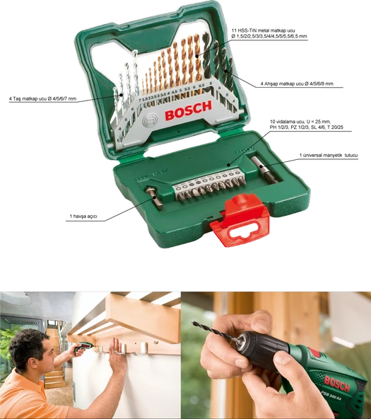 Bosch Titanyum Aksesuar Seti 30 Parça - 2