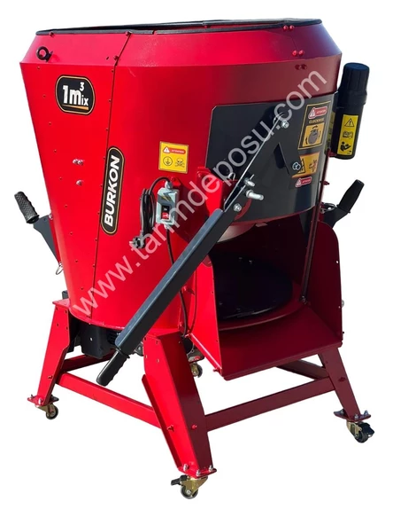 Burkon 1m3 220 V Yem Karma Makinesi - 2