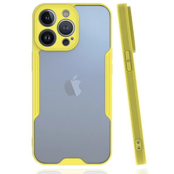 iPhone 13 Pro Kılıf Platin Matte Silikon Arka Kapak - 8