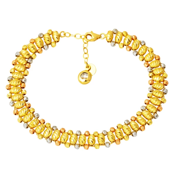 14 Ayar Altın Top Top Bileklik ürün görseli 1