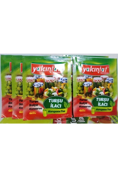 Yalçıntat Turşu Ilacı 5 Adet X 9 Gr - 3